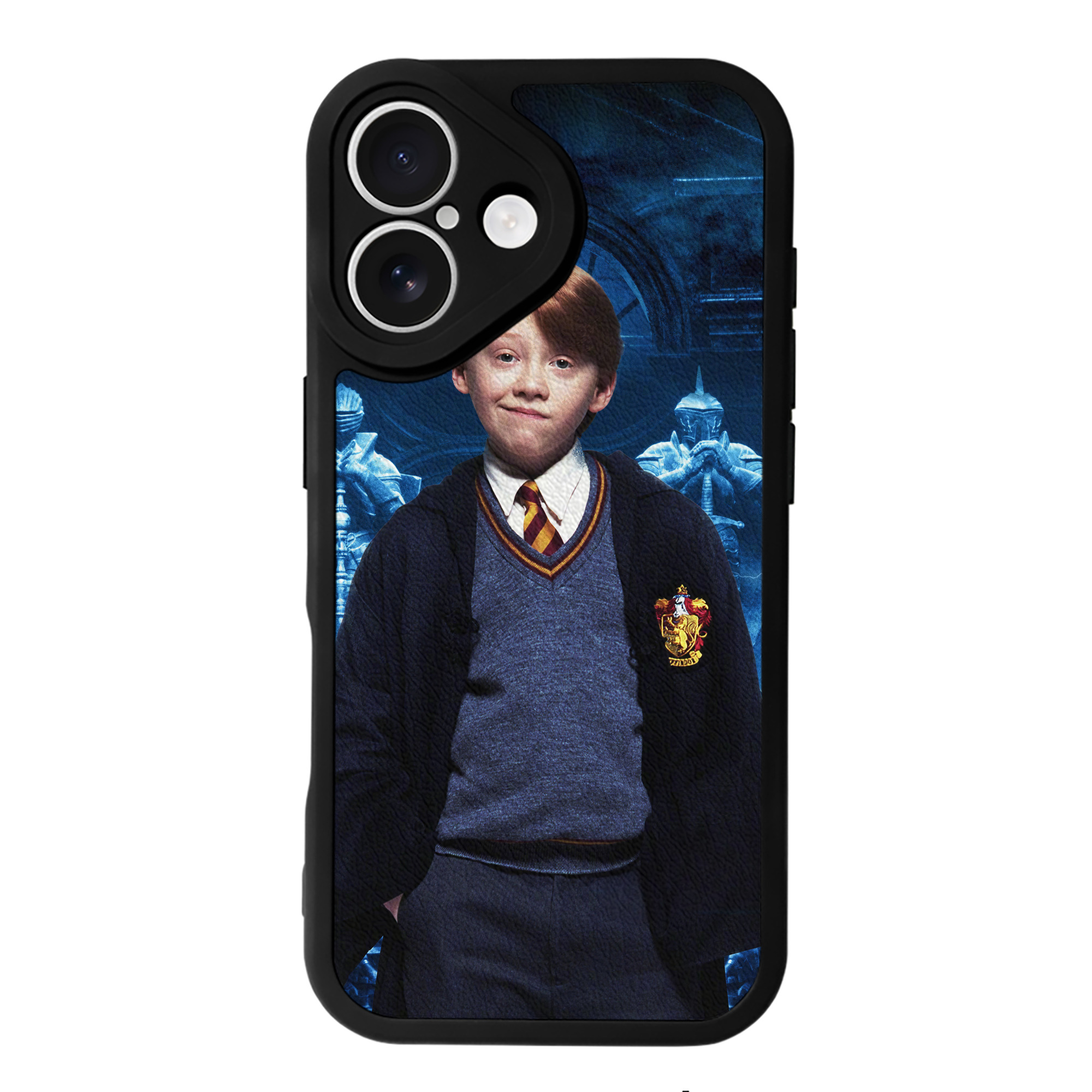 （画像用） Harry Potter ハリー・ポッターシリーズ 【iPhone 16シリーズ対応】シリコンスマホケース（レザー調） 材質：シリコン